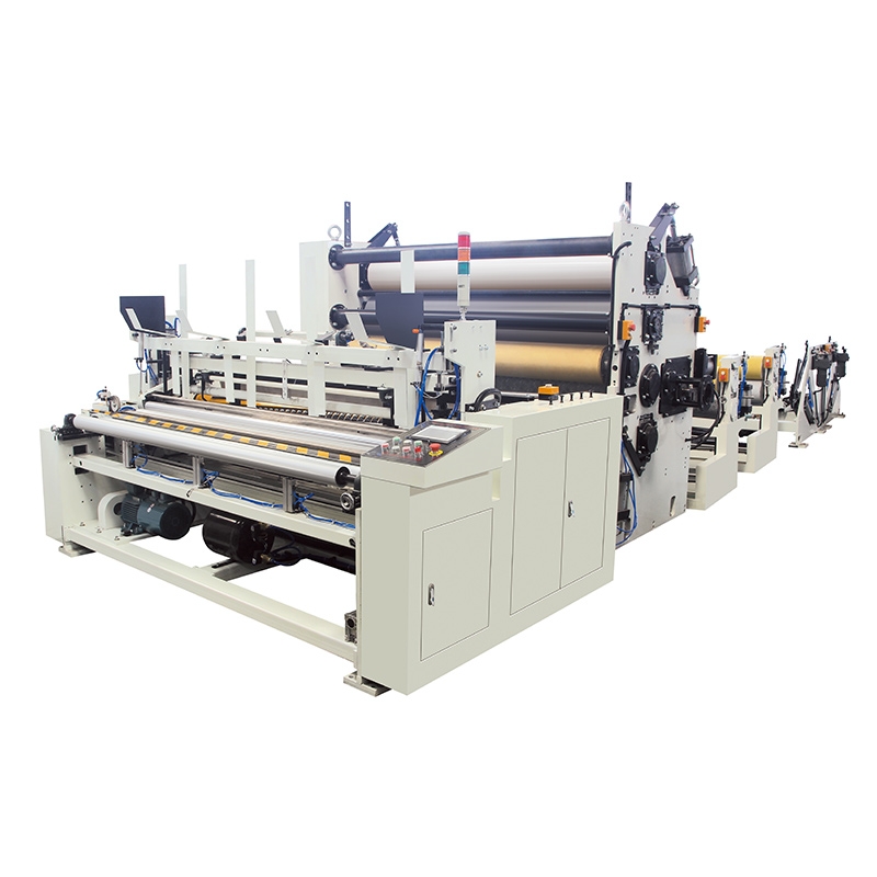 Start-stop rewinding machine